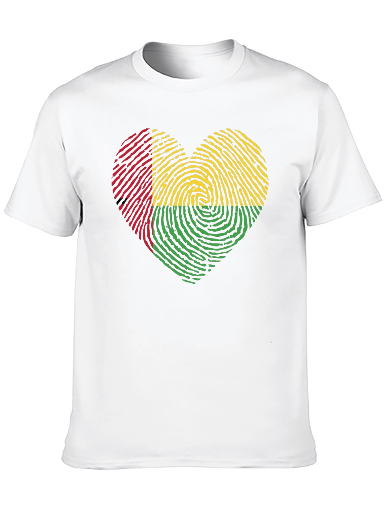 Benin Flag Heart T-Shirt