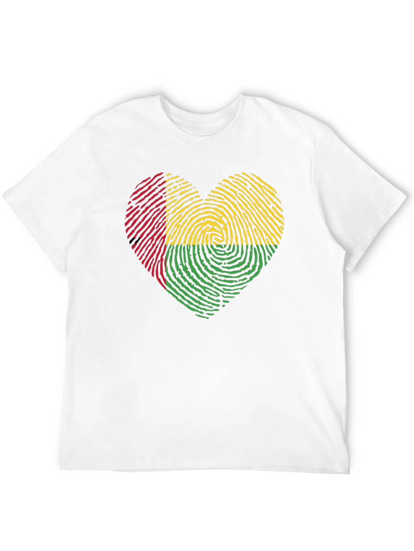 Benin Flag Heart T-Shirt