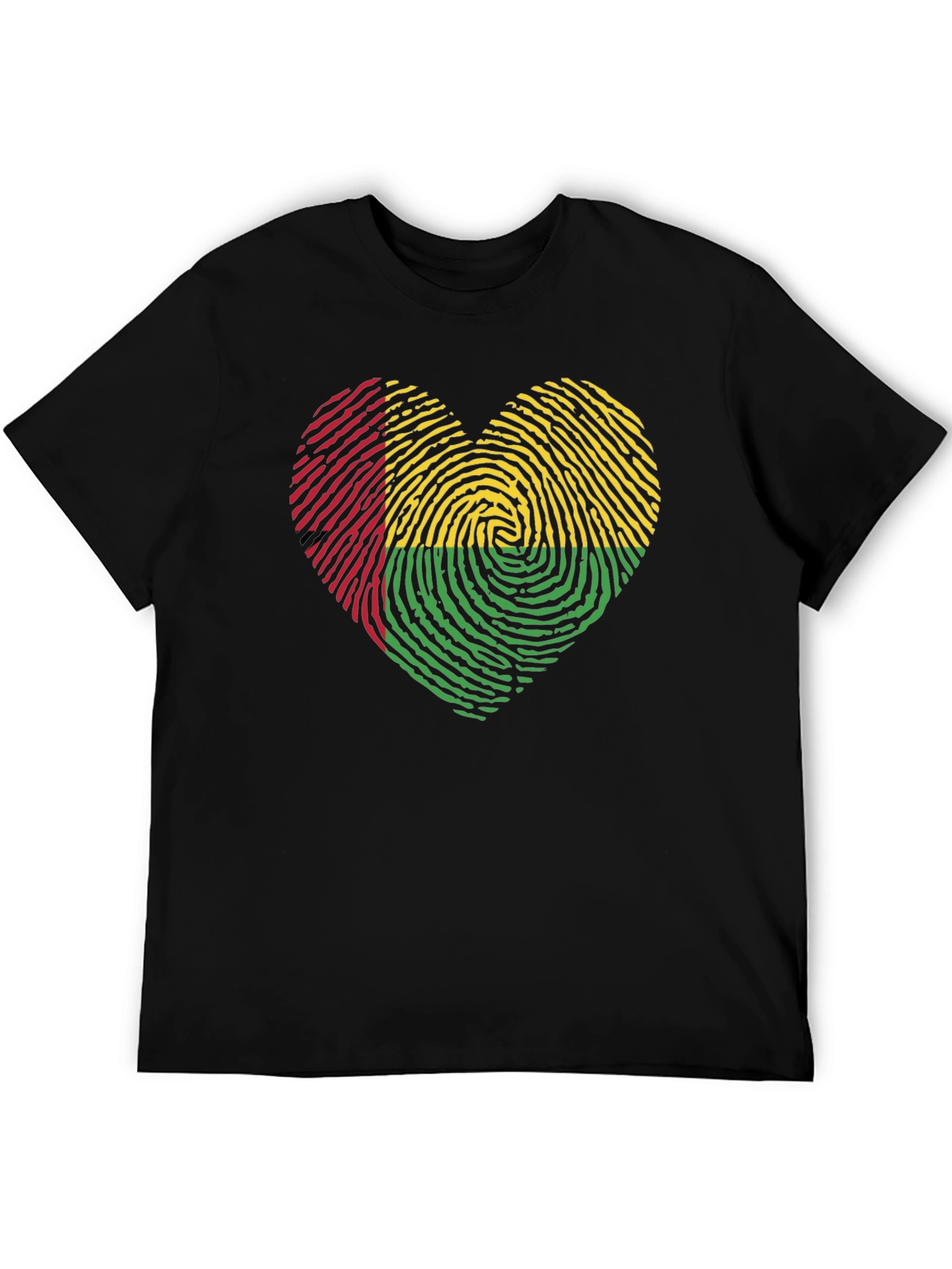 Benin Flag Heart T-Shirt