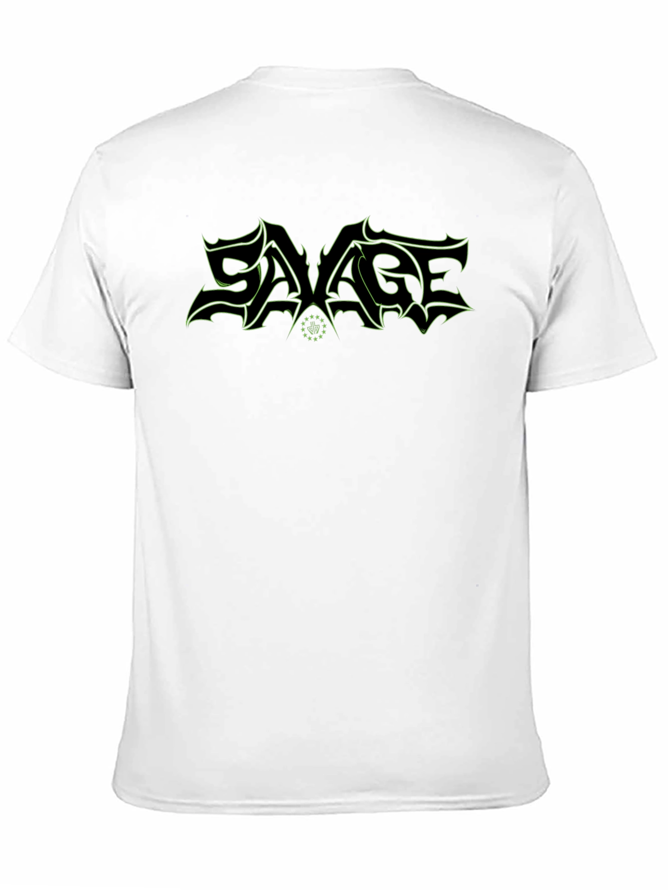 Savage Graphic Print Black T-Shirt