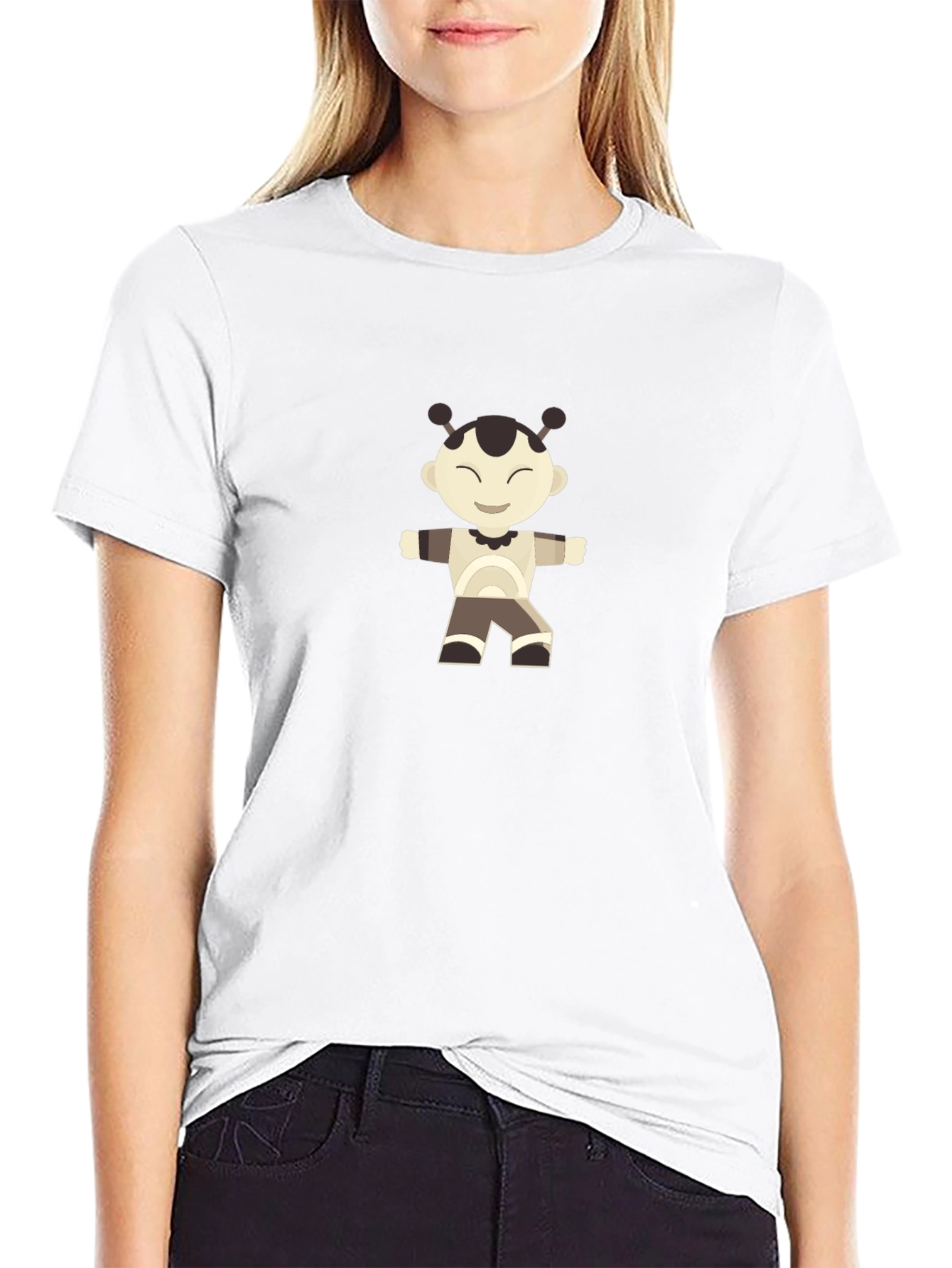 Cool Graphic Print Black T-Shirt