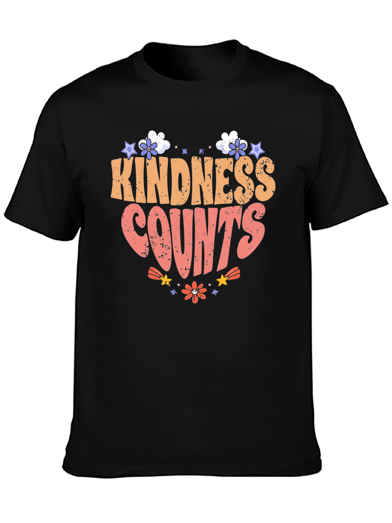 Kindness Counts Graphic Tee - Trendy Comfort
