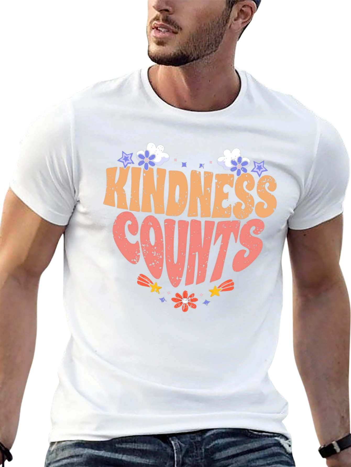 Kindness Counts Graphic Tee - Trendy Comfort