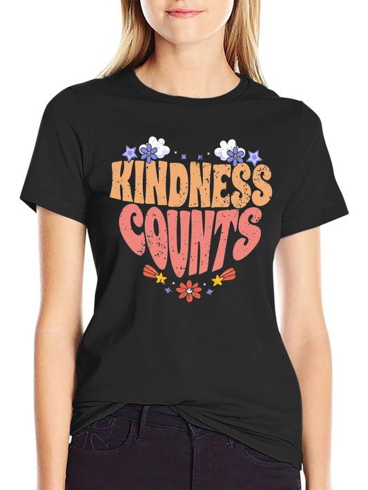 Kindness Counts Graphic Tee - Trendy Comfort